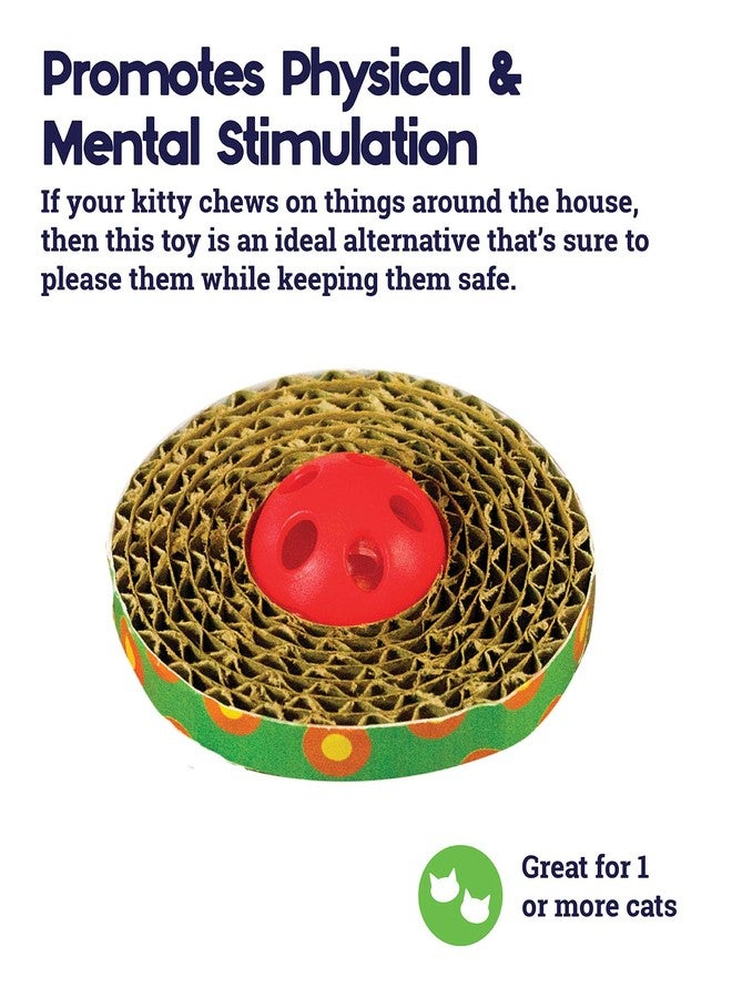 Petstages: - Spin & Scratch Catnip Toss and Bat Cat Toy | Great for Interactive & Solo Play | Satisfies Your Kitty's Natural Urges to Scratch | Redirects Destructive Clawing Behavior - (Pack of 3) - Image 5